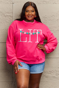 Simply Love LIT Long Sleeve Sweatshirt