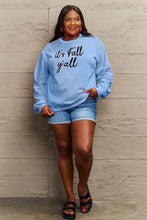 Cargar imagen en el visor de la galería, Simply Love IT&#39;S FALL Y&#39;ALL Graphic Sweatshirt
