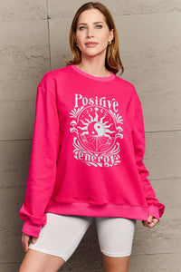 Simply Love POSITIVE ENERGY Graphic Sweatshirt