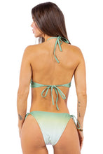 Load image into Gallery viewer, Mermaid Swimwear Ombre Tie Back One Piece Monokini
