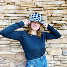 Cargar imagen en el visor de la galería, Ellison and Young Super Cozy Checkered Bucket Hat
