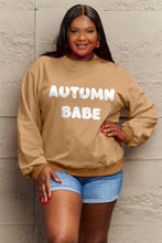 Ladda upp bild till gallerivisning, Simply Love AUTUMN BABE Graphic Sweatshirt
