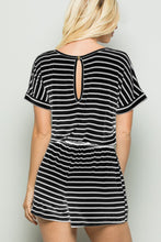 Load image into Gallery viewer, Heimish Striped Short Sleeve Romper
