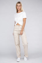 Load image into Gallery viewer, Ambiance Everyday Wear Comfort Waist Cargo Pants
