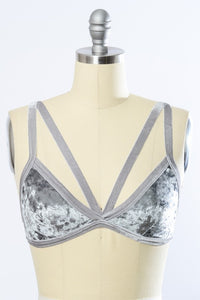 Leto Crushed Velvet Bralette