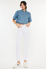 Cargar imagen en el visor de la galería, Kancan High Waisted White Denim Skinny Jeans
