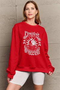 Simply Love POSITIVE ENERGY Graphic Sweatshirt