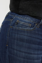 Ladda upp bild till gallerivisning, Kancan Mid Rise Dark Blue Washed Denim Flared Leg Jeans
