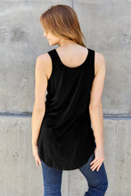 Carregar imagem no visualizador da galeria, Basic Bae Classic Solid Color Bamboo High Low Tank
