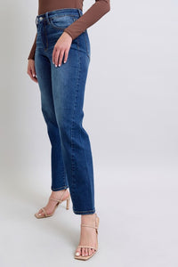 Judy Blue Side Seam Blue Denim Straight Leg Jeans