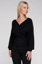 Carica l&#39;immagine nel visualizzatore di Gallery, Zenana Criss Cross Wrap Soft Knit Top
