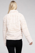 Cargar imagen en el visor de la galería, Ambiance Fluffy Lined Zip Up Jacket
