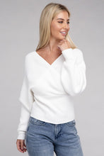 Load image into Gallery viewer, Zenana Criss Cross Wrap Soft Knit Top
