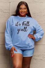 Cargar imagen en el visor de la galería, Simply Love IT&#39;S FALL Y&#39;ALL Graphic Sweatshirt
