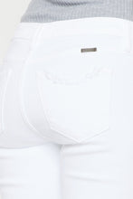 Load image into Gallery viewer, Kancan Mid Rise White Denim Skinny Jeans
