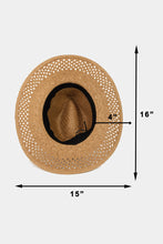 Загрузить изображение в средство просмотра галереи, Fame Basket Weave Straw Sun Hat
