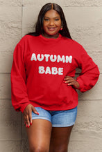 Ladda upp bild till gallerivisning, Simply Love AUTUMN BABE Graphic Sweatshirt
