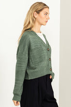 Carregar imagem no visualizador da galeria, Cute Mood Crop Shoulder Cropped Cardigan Sweater
