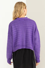 Carregar imagem no visualizador da galeria, Cute Mood Crop Shoulder Cropped Cardigan Sweater
