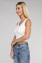 Ladda upp bild till gallerivisning, Zenana Cropped Ribbed Knit Tank Top
