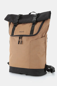 Himawari Earth Tone Waterproof Canvas Backpack Bag