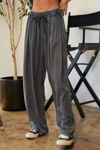 Carregar imagem no visualizador da galeria, Stripe Button Down Shirt and Long Pants Set
