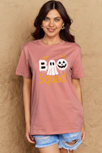 Load image into Gallery viewer, Simply Love BOO SQUAD Graphic Cotton T-Shirt
