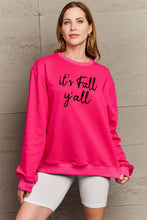 Carica l&#39;immagine nel visualizzatore di Gallery, Simply Love IT&#39;S FALL Y&#39;ALL Graphic Sweatshirt
