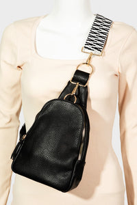 Fame Single Strap Vegan Leather Sling Bag