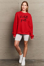 Cargar imagen en el visor de la galería, Simply Love IT&#39;S FALL Y&#39;ALL Graphic Sweatshirt
