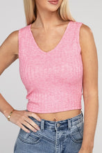 Ladda upp bild till gallerivisning, Zenana Cropped Ribbed Knit Tank Top
