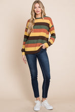 Cargar imagen en el visor de la galería, BOMBOM Multi-Color Striped Knit Top
