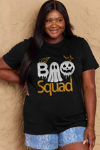 Load image into Gallery viewer, Simply Love BOO SQUAD Graphic Cotton T-Shirt
