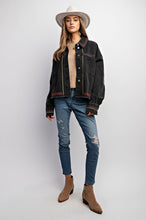 Load image into Gallery viewer, Sweet Generis Embroidered Washed Cotton Jacket
