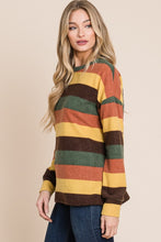 Cargar imagen en el visor de la galería, BOMBOM Multi-Color Striped Knit Top
