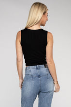 Cargar imagen en el visor de la galería, Zenana Cropped Ribbed Knit Tank Top
