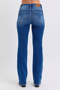 Judy Blue Mid Rise Blue Wash Denim Bootcut Jeans