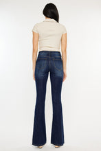 Ladda upp bild till gallerivisning, Kancan Mid Rise Dark Blue Washed Denim Flared Leg Jeans
