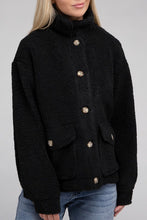 Ladda upp bild till gallerivisning, Ambiance Cozy Sherpa Button Down Lined Jacket
