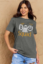 Load image into Gallery viewer, Simply Love BOO SQUAD Graphic Cotton T-Shirt
