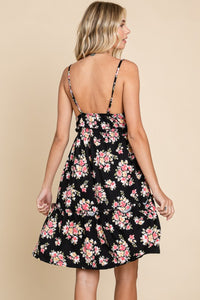 Culture Code Floral Frilly Cami Dress