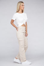 Load image into Gallery viewer, Ambiance Everyday Wear Comfort Waist Cargo Pants
