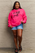 Load image into Gallery viewer, Simply Love IT&#39;S FALL Y&#39;ALL Graphic Sweatshirt
