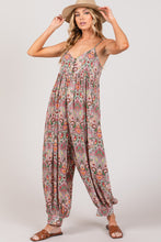 Load image into Gallery viewer, SAGE + FIG Multi Paisley Boho Jogger Jumpsuit
