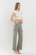 Load image into Gallery viewer, Vervet by Flying Monkey 90&#39;s Super High Rise Cargo Gray Denim Jeans
