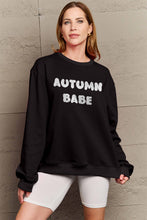 Ladda upp bild till gallerivisning, Simply Love AUTUMN BABE Graphic Sweatshirt
