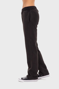 Mono B Black Fleece Jogger Pants