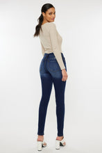 Load image into Gallery viewer, Kancan Mid Rise Gradient Washed Blue Denim Skinny Jeans
