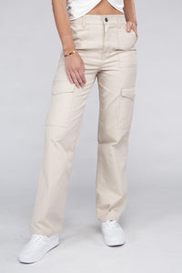 Ambiance Everyday Wear Comfort Waist Cargo Pants