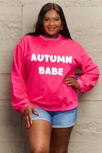 Ladda upp bild till gallerivisning, Simply Love AUTUMN BABE Graphic Sweatshirt
